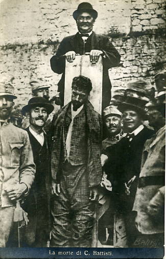 L\'impiccagione di Cesare Battisti